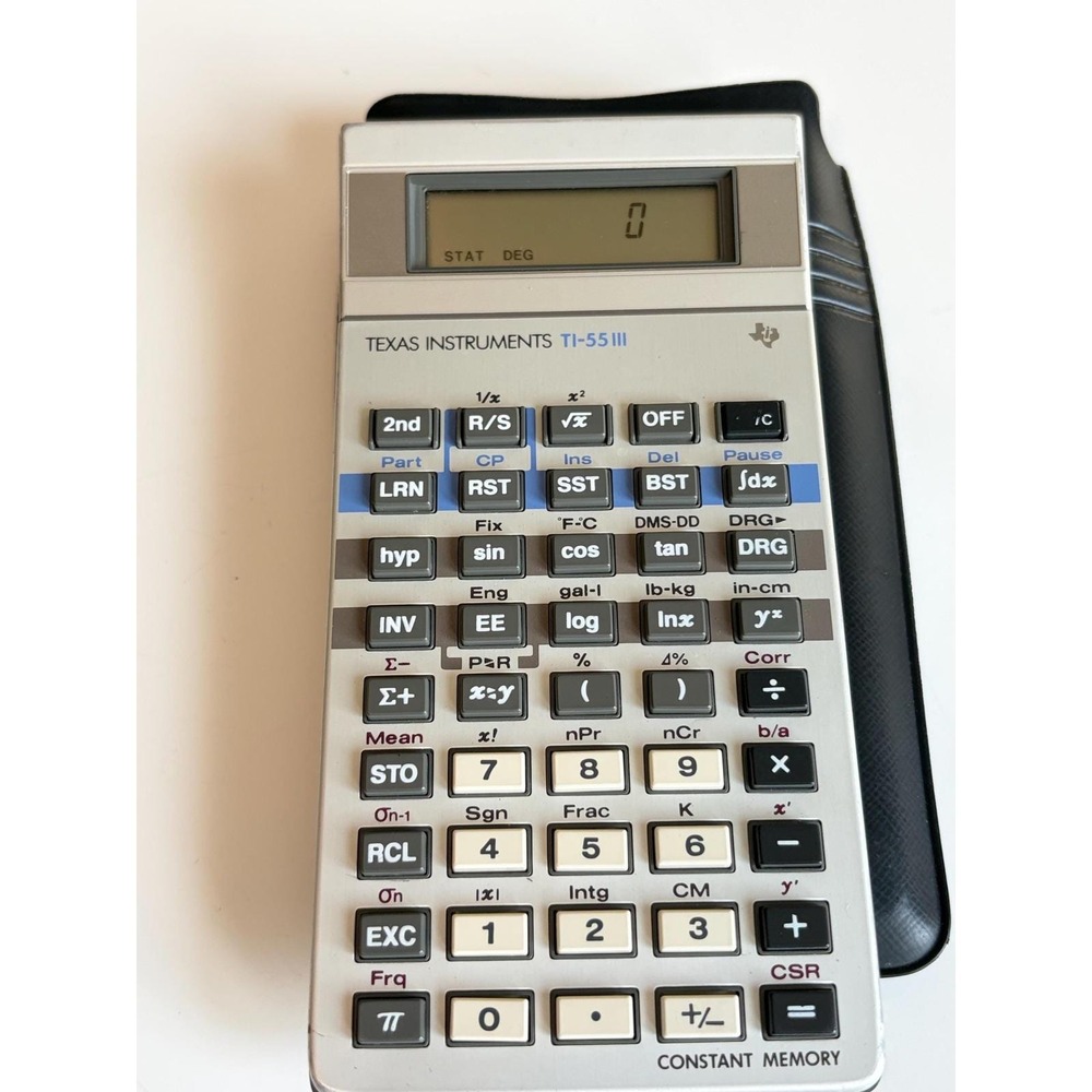 Texas Instruments TI-55 III Scientific/Programmable Calculator 1986 WORKS
